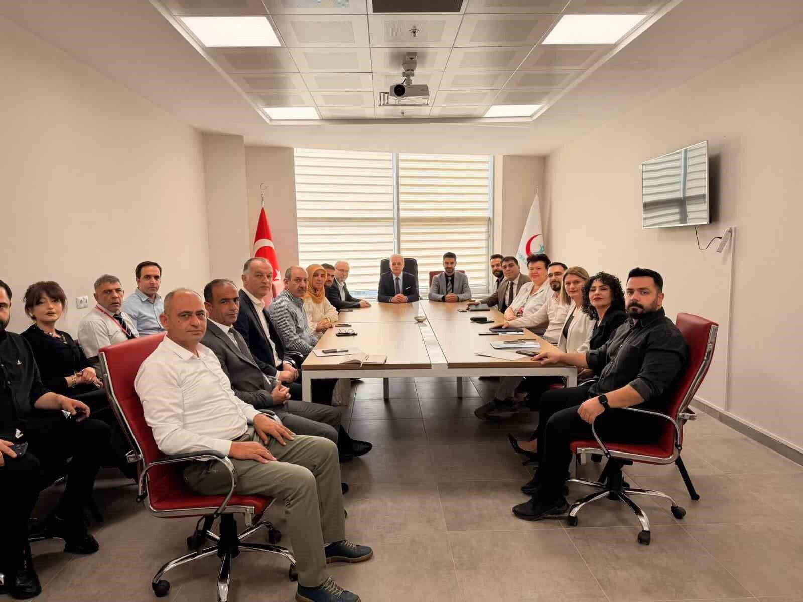 Erzincan Mengücek Gazi Hastanesi'nde sağlık değerlendirmesi yapıldı
