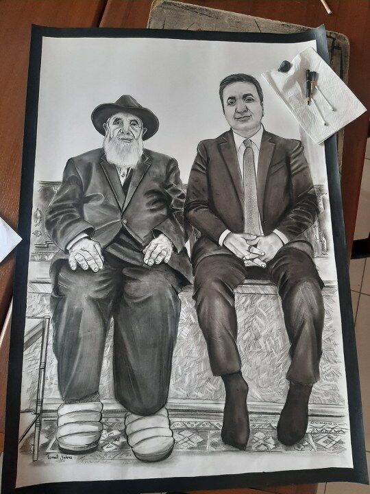 Erzincan Vali Hamza Aydogdu Alevi Dedesi Ahmet Ugurlu Portre