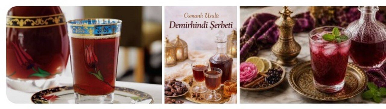 Ev Yapimi Geleneksel Demirhindi Serbeti 1280X361