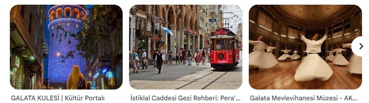 Galata Kulesi Ve Tarihi Beyoglu Duraklari