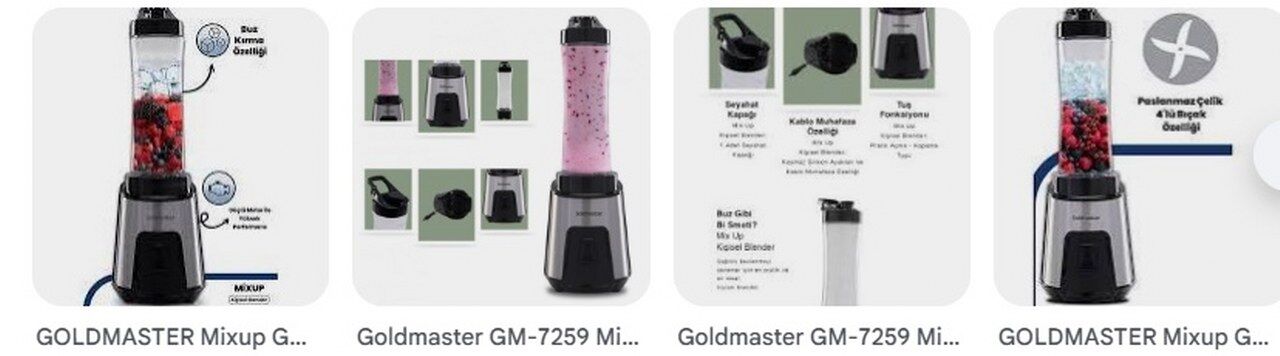 Goldmaster Mix Up Gm 7259 Smoothie Blender