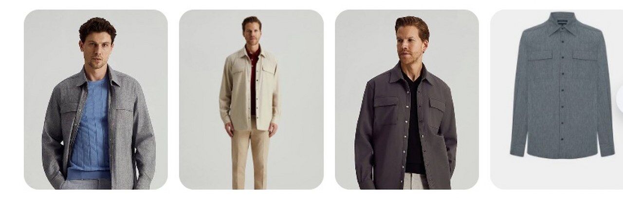 Hemington Scott Twill Pamuk Tencel Erkek Gomlek Ceket