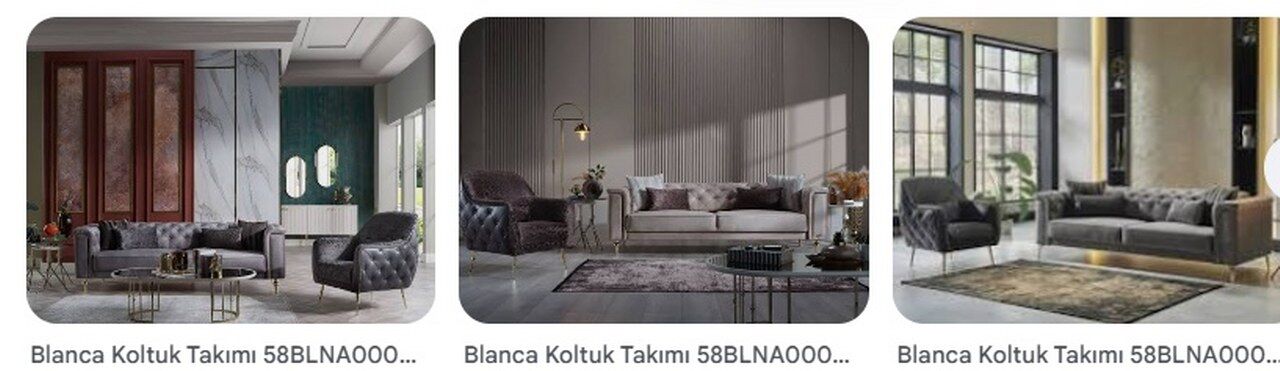 Istikbal Blanca Modern Koltuk Takimi Krem