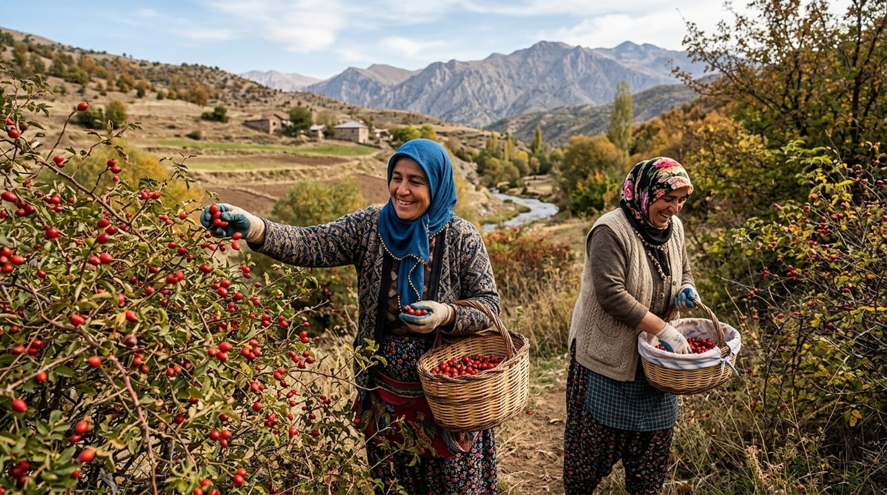Kuşburnu Toplama, Kuşburnu Marmelatı, Kış Hazırlığı