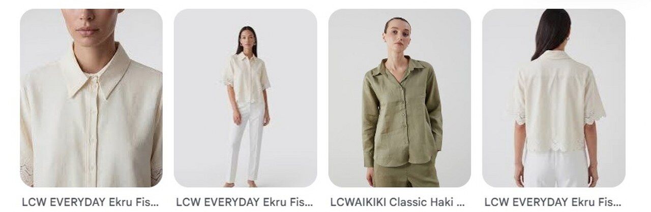 Lc Waikiki Keten Karışımlı Ve Fisto Detaylı Gömlekler 1280X418