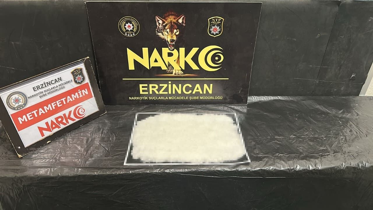 Midesinde Metamfetamin Taşıyan Şahıs Erzincan'da Tutuklandı