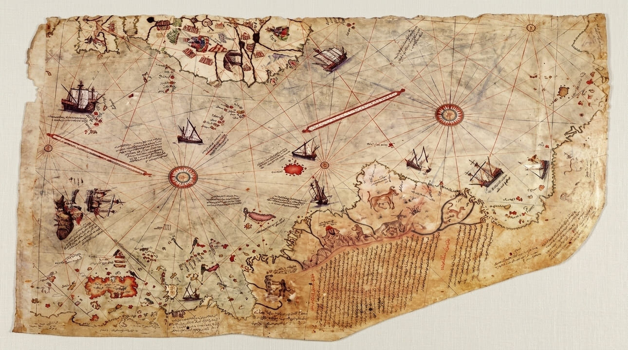 500 Yıllık Piri Reis'in Dünya Haritası Hala Gizemini Koruyor