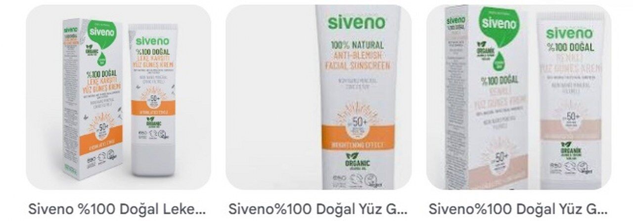 Siveno Dogal Mineral Leke Karsiti Gunes Kremi