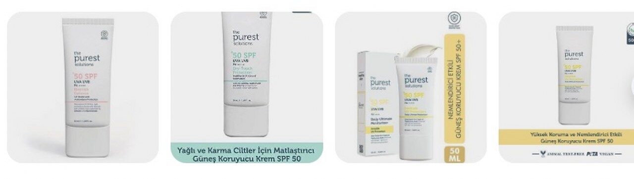 The Purest Solutions Leke Karsiti Gunes Kremi Spf50