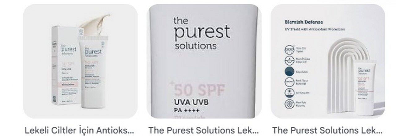 The Purest Solutions Leke Karsiti Gunes Kremi