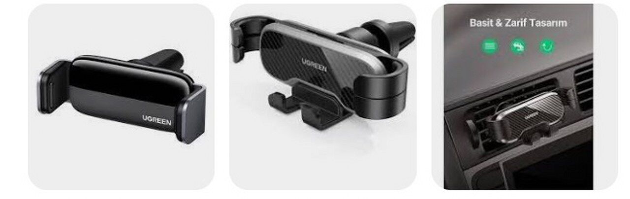 Ugreen Havalandirma Izgarasi Mekanik Telefon Tutucu.jpg 1280X405