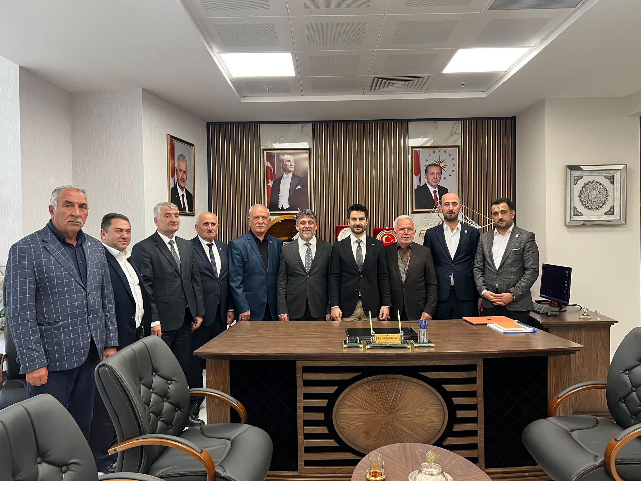Alpay Kabadayı’dan Başhekim Doç. Dr. Hakan Gökalp Taş’a Ziyaret