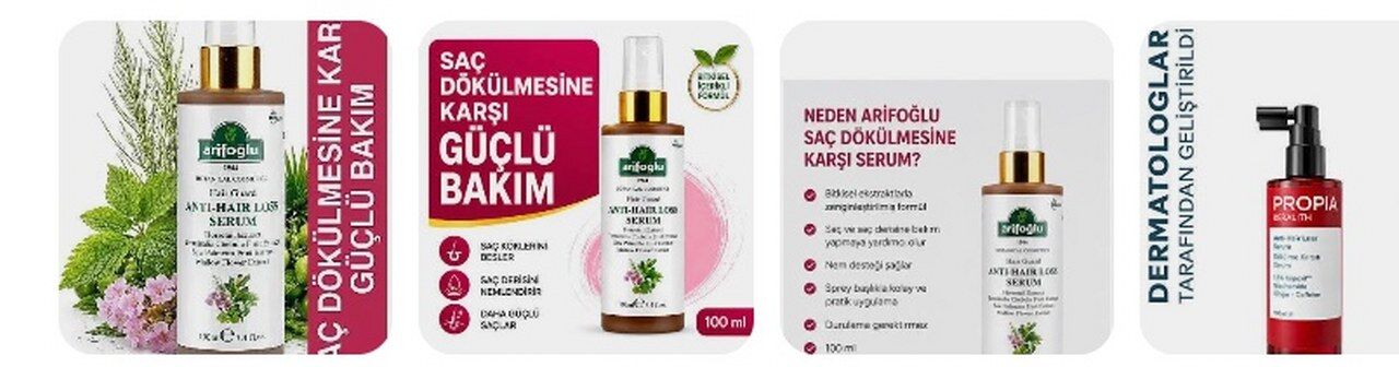 Arifoglu Anti Hair Loss Sac Dokulmesine Karsi Serum 100Ml