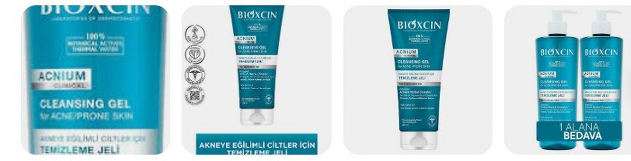 Bioxcin Acnium Sebum Dengeleyici Sivilce Ve Siyah Nokta Karşıtı Yüz Temizleme Jeli 200 Ml