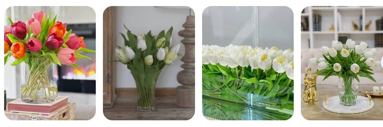 Euro Flora Cam Vazolu Islat Yapay Lale Seti Fiyatlari