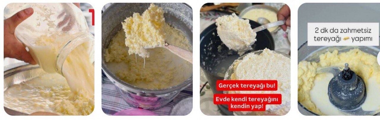 Evde Geleneksel Yayik Tereyagi Yapimi