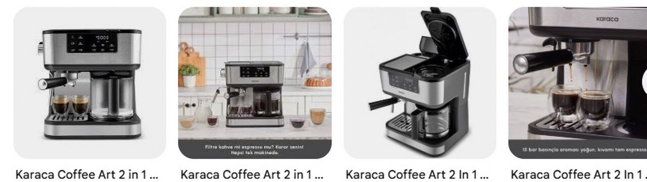 Karaca Coffee Art 2 In 1 Kahve Makinesi