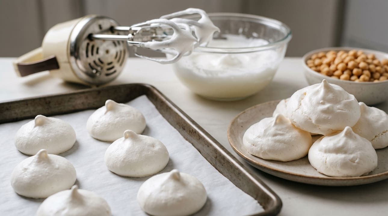 Nohut Suyundan Beze, Pavlova Yapımı
