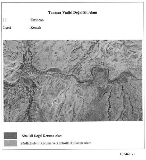 Tanasur Vadisi Koruma Altına Alındı
