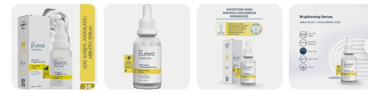 The Purest Solutions Arbutin Leke Giderici Serum