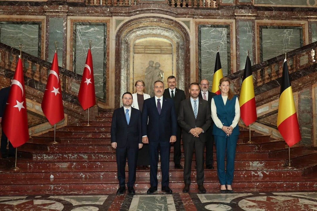 Turkiye Belcika Bakanlar Toplantisi Bruksel 1081X720